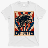 Jimothy Viral Raccoon Poster Funny Trash Panda T-Shirt - White
