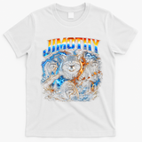 Jimothy Viral Raccoon Meme Funny Raccoon Retro T-Shirt - White