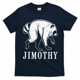 Jimothy Viral Raccoon Meme T-Shirt - Navy Blue