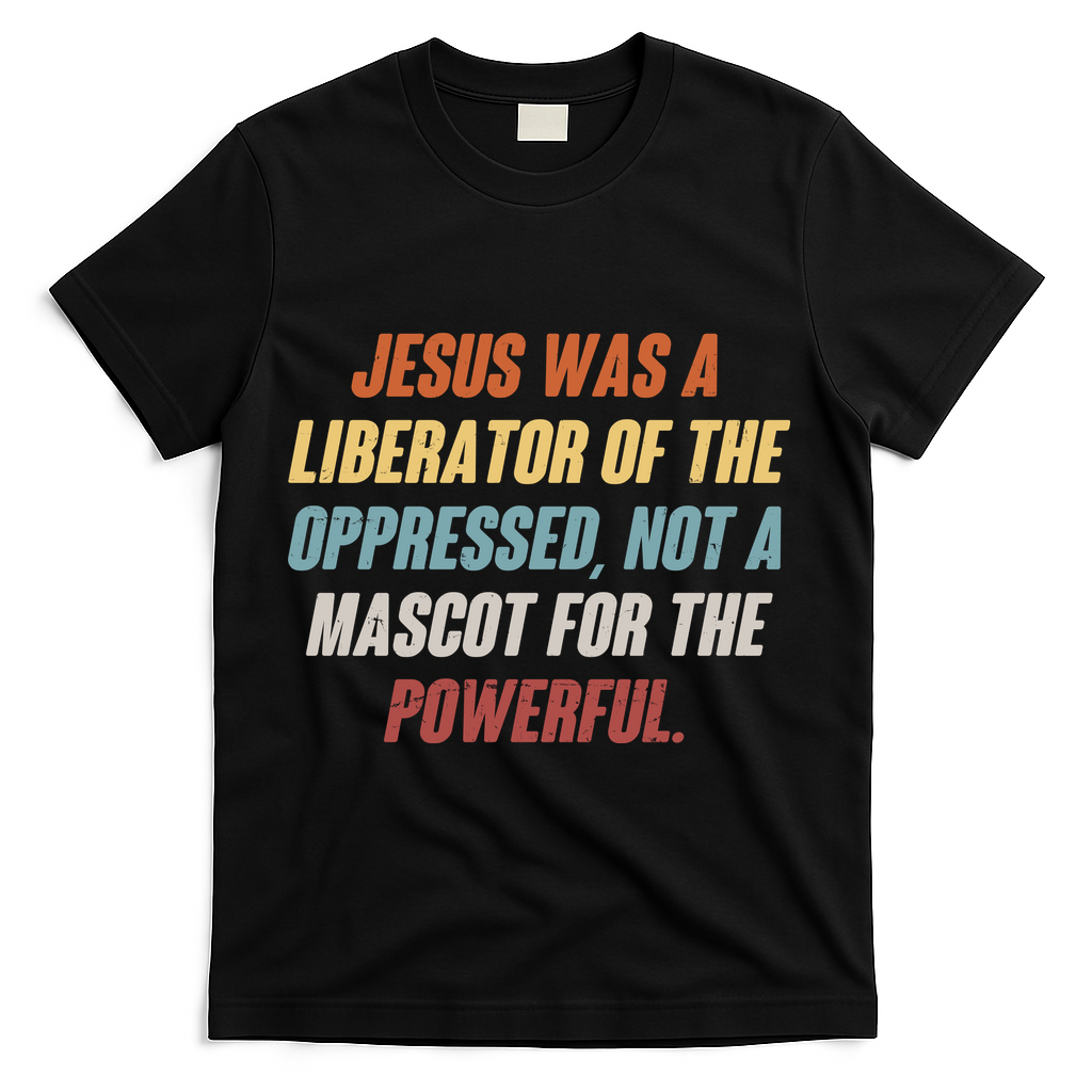 Jesus Was A Liberator Of The Oppressed Not A Mascot For The Powerful T-Shirt - Black