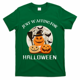 Just Waiting For Halloween Pumpkins T-Shirt - Green