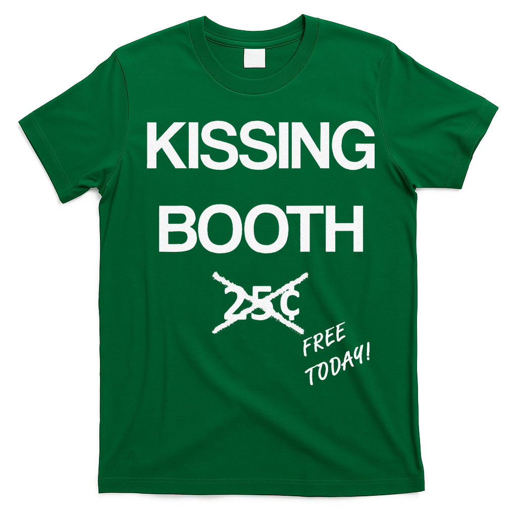 Kissing Booth Costume Halloween T-Shirt - Irish Green