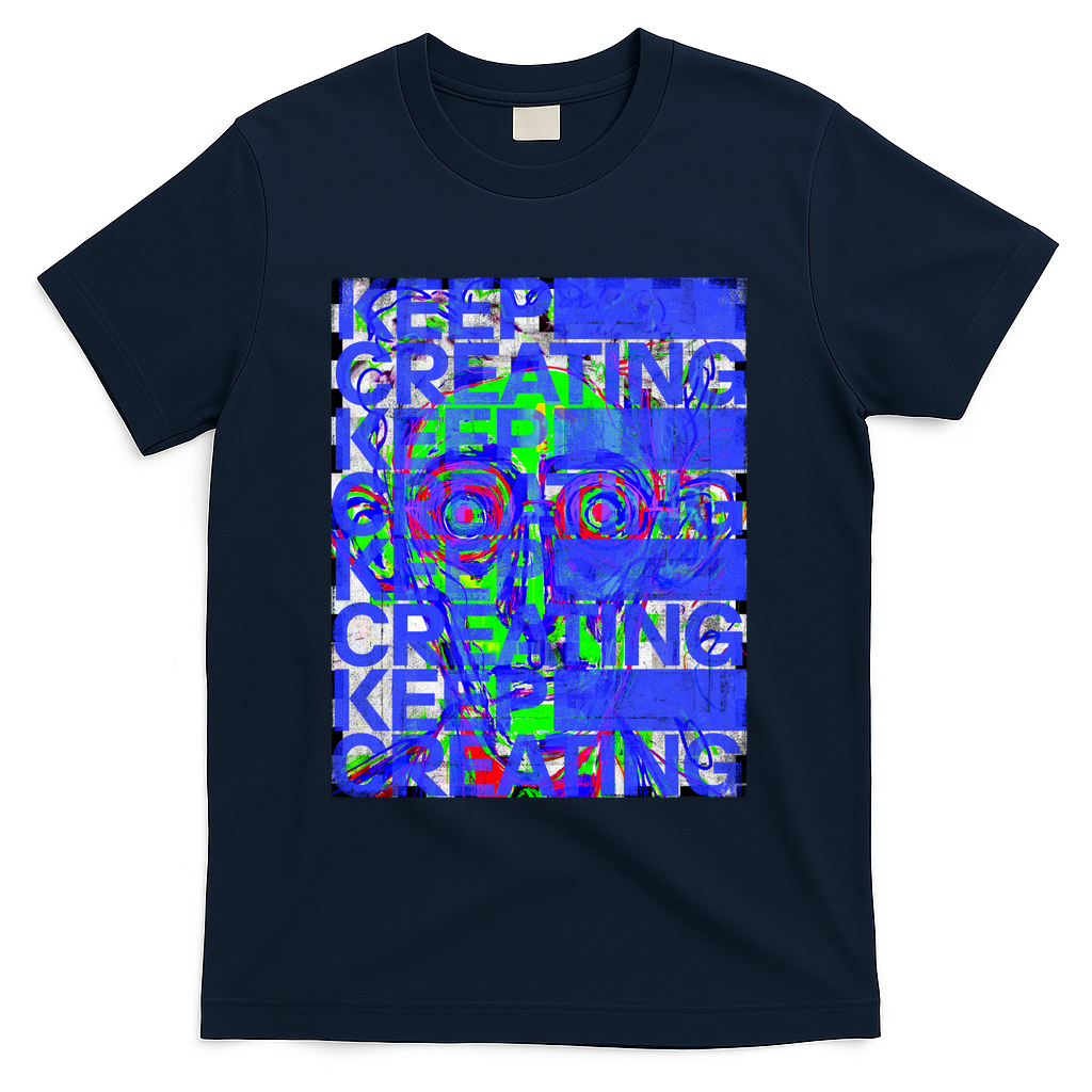 KEEP CREATING - Glitch Mind - Navy