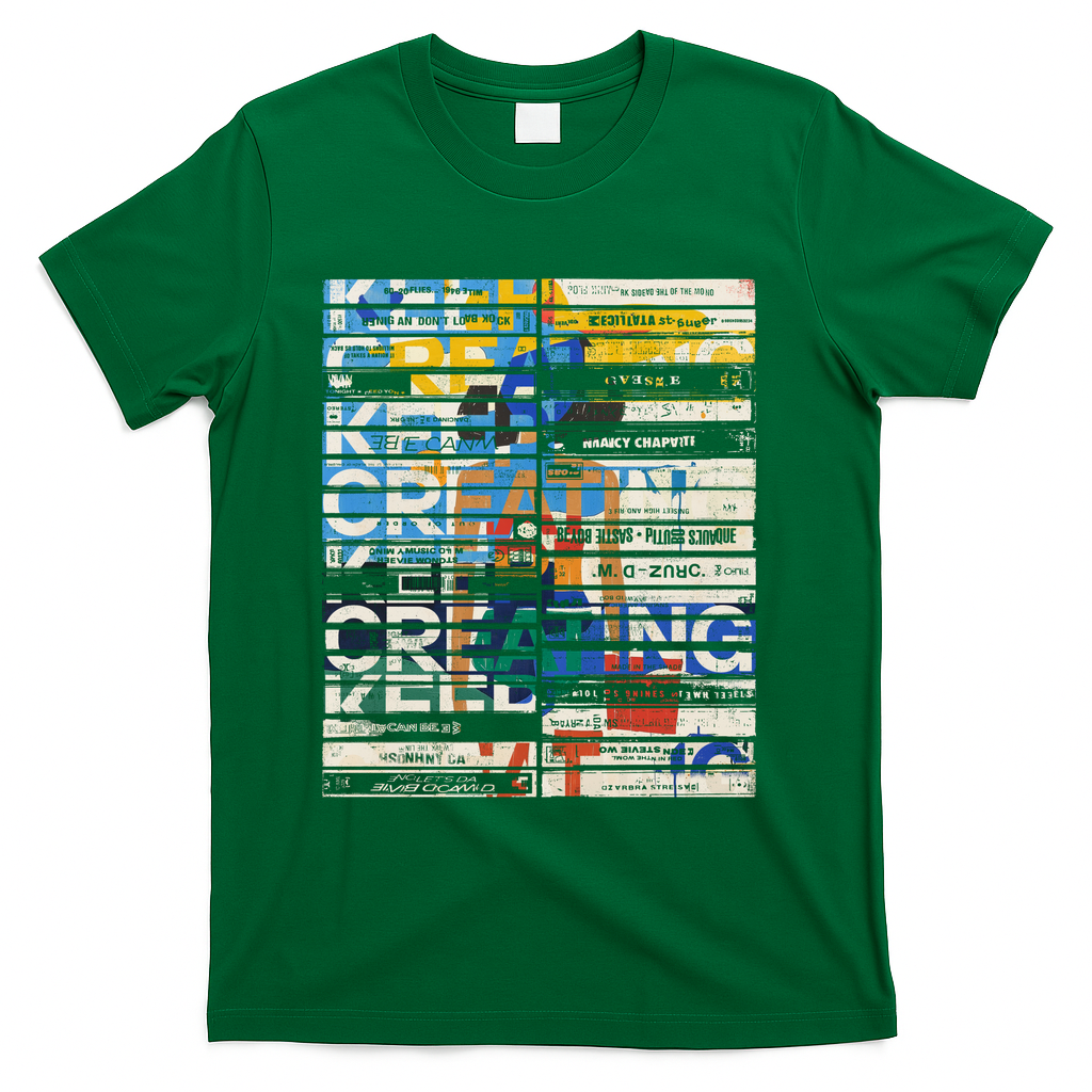 keep creating remix 80s 90s mixtape casettes - Green
