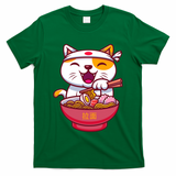 Kawaki Cat Ramen Anime Cartoon T-Shirt