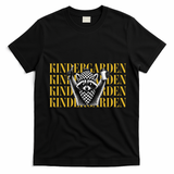 Kindergarten Funny Raccoon Back To School T-Shirt - Black