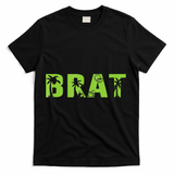 Kamala Green Brat Coconut Tree Summer Vibes T-Shirt - Black