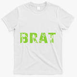 Kamala Green Brat Coconut Tree Summer Vibes T-Shirt - White