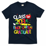 Kindergarten Graduate Class Of 2036 Last Day Of School T-Shirt - Navy