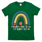 Kindergarten Graduation Rainbow Cute T-Shirt - Green