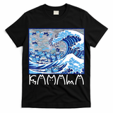 Kamala Harris Blue Cats Wave Funny Cat T-Shirt
