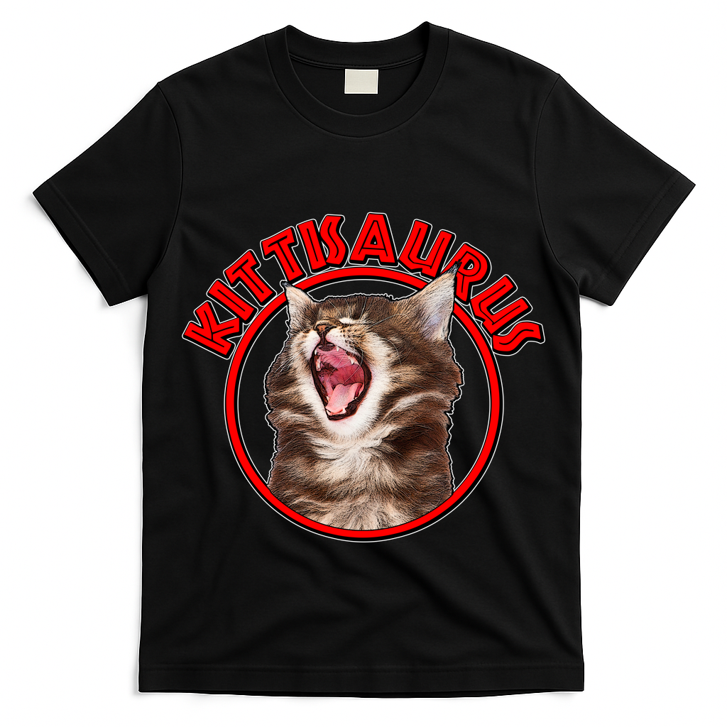 Funny Kittisaurus  T-Shirt