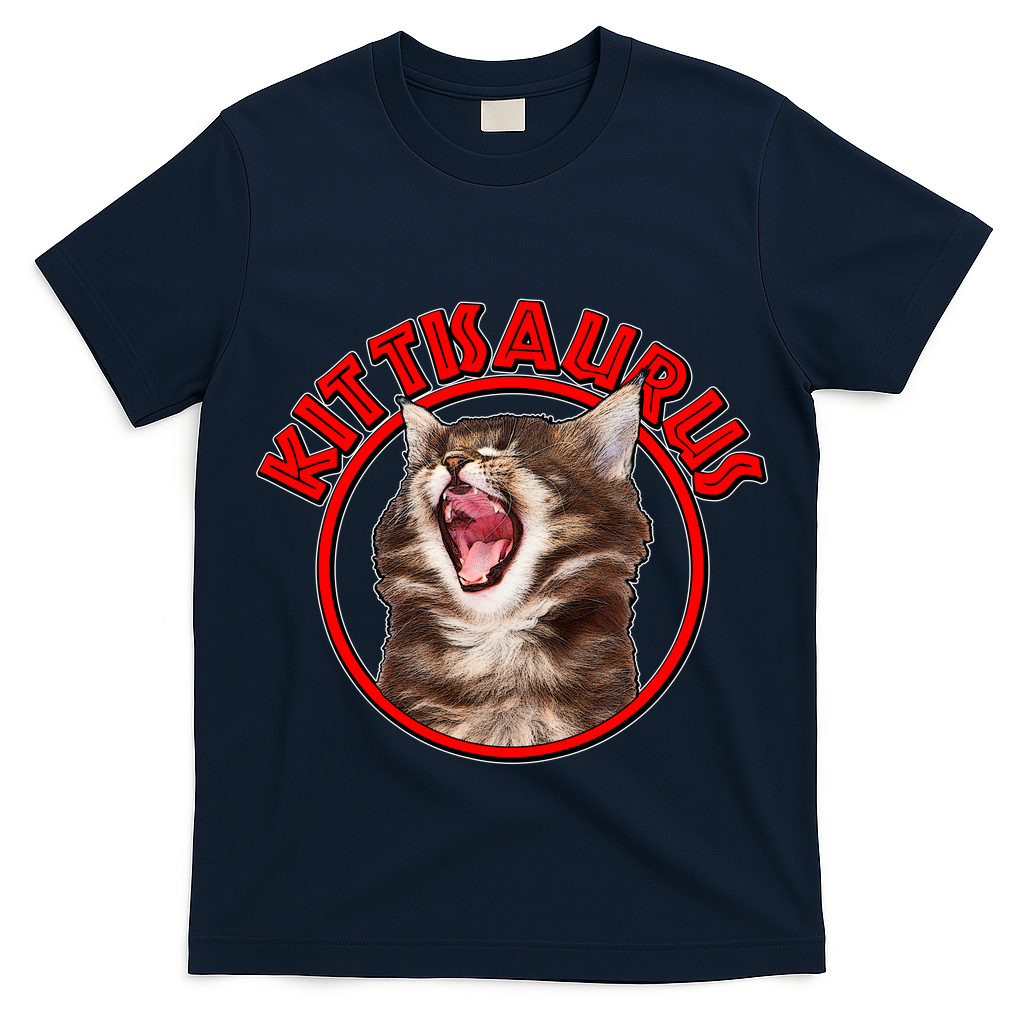 Funny Kittisaurus  T-Shirt