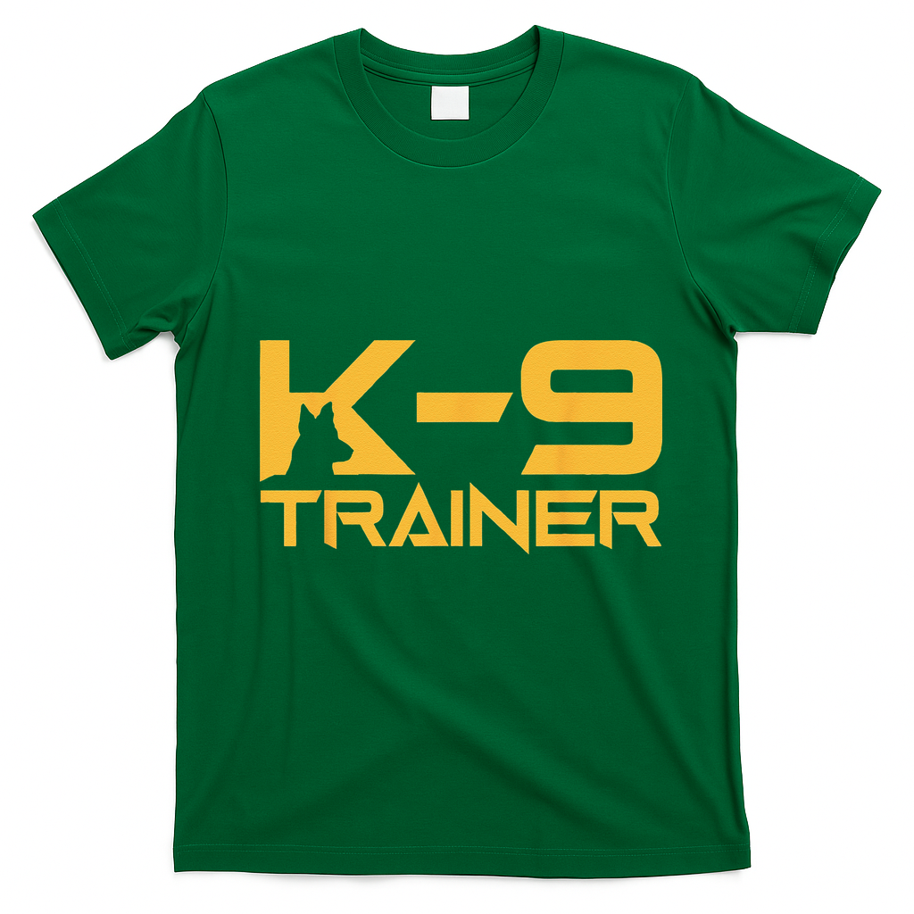 K9 K9 Dog Handler Trainer Police Security Halloween T-Shirt - Irish Green