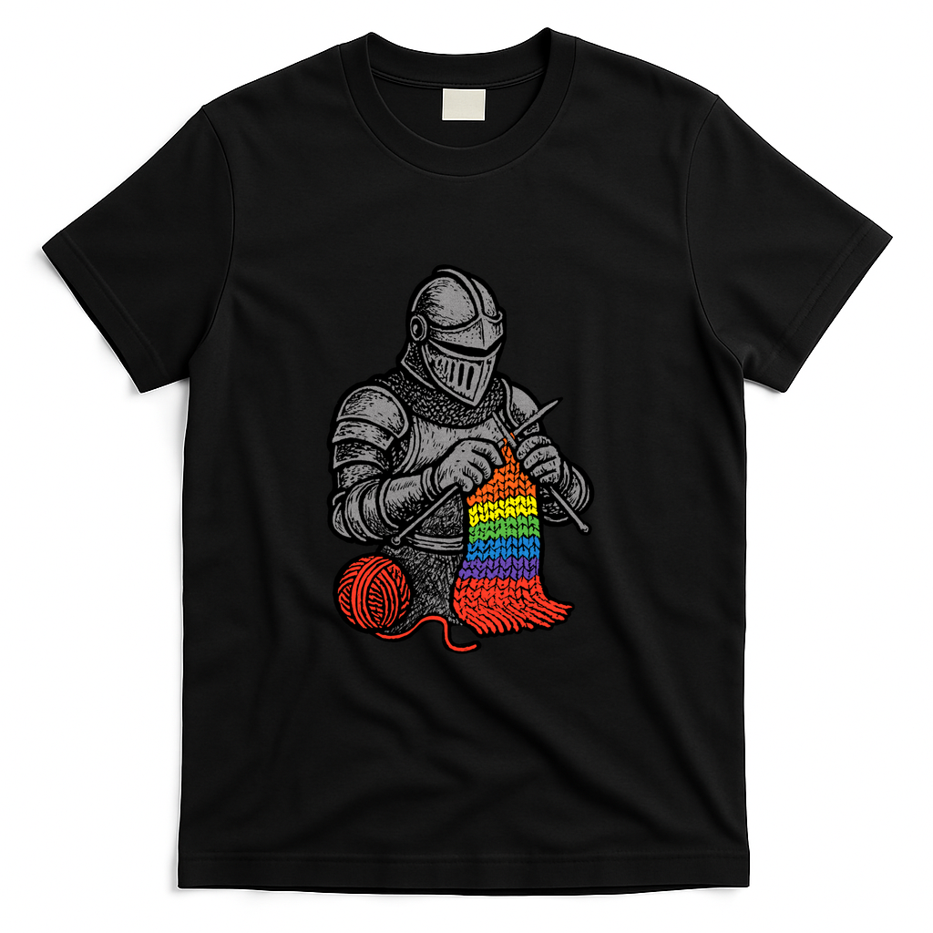 Knitting Knight - Black