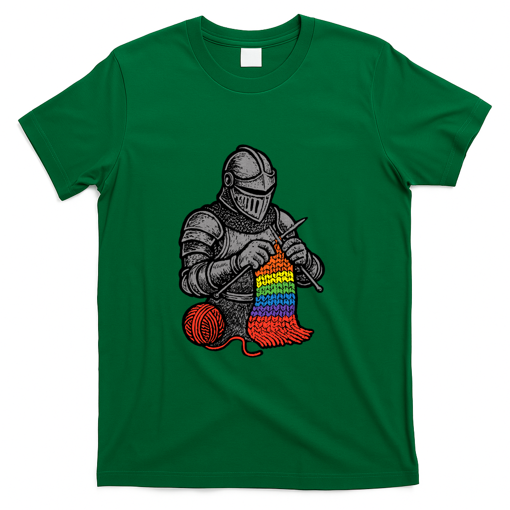 Knitting Knight - Green