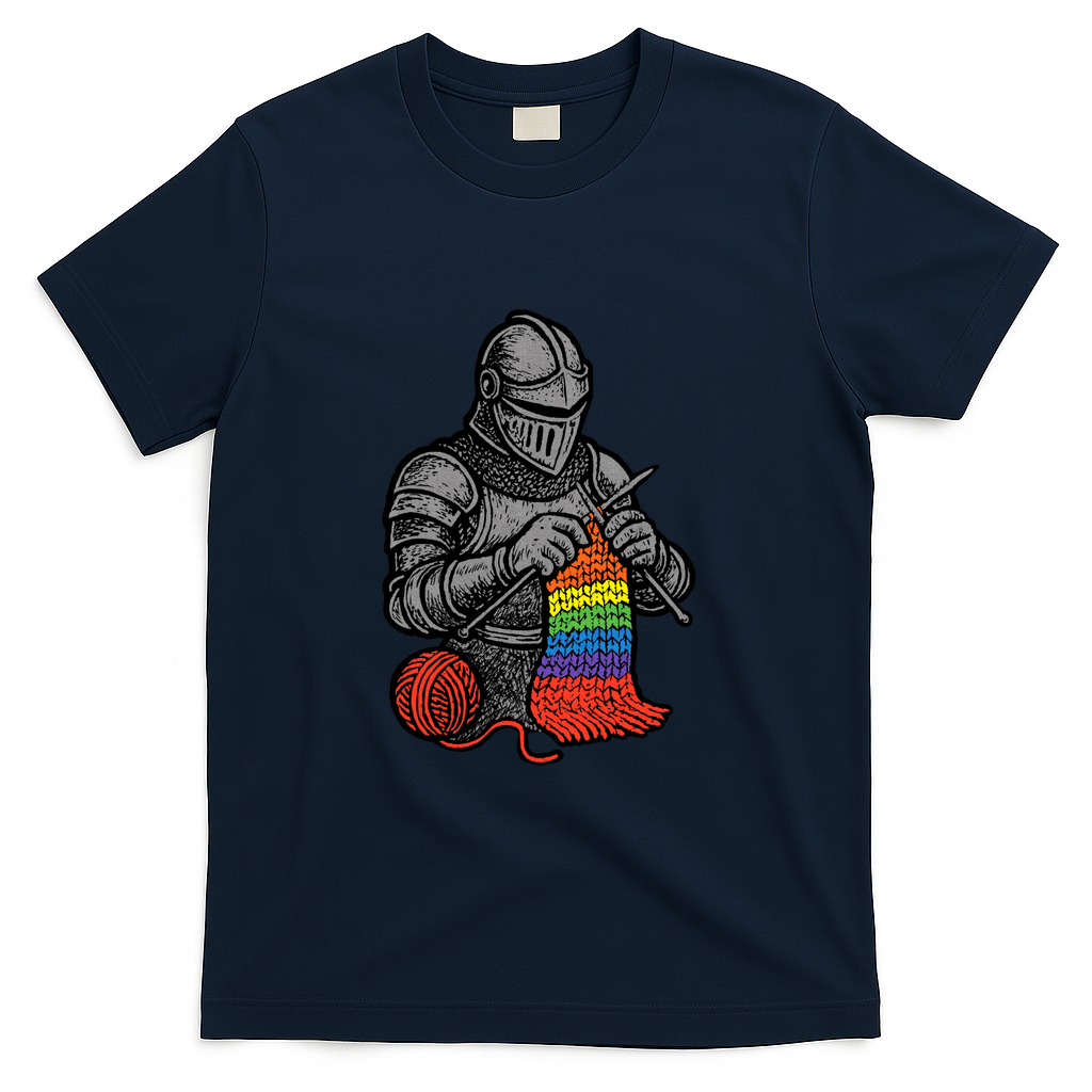 Knitting Knight - Navy