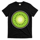Kiwi Lazy DIY Halloween Costume Funny Tropical Sliced Fruit T-Shirt - Black
