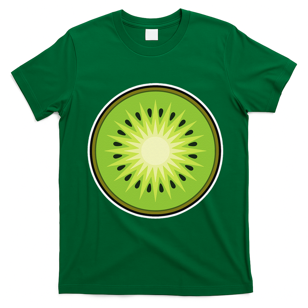 Kiwi Lazy DIY Halloween Costume Funny Tropical Sliced Fruit T-Shirt - Irish Green