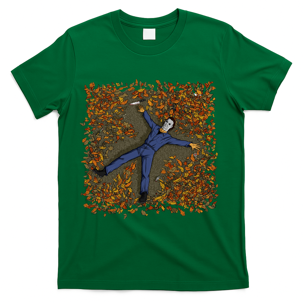 Killer Michael Fall Festive Halloween T-Shirt - Green