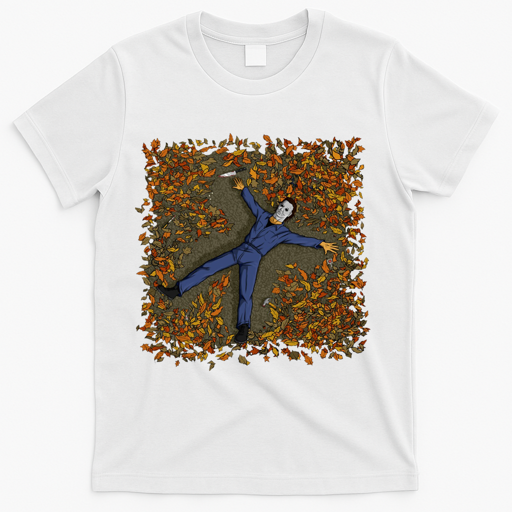 Killer Michael Fall Festive Halloween T-Shirt - White