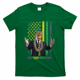 Keep Mardi Gras Great Trump T-Shirt - Green
