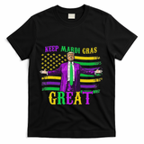 Keep Mardi Gras Great Trump Mardi Gras T-Shirt - Black