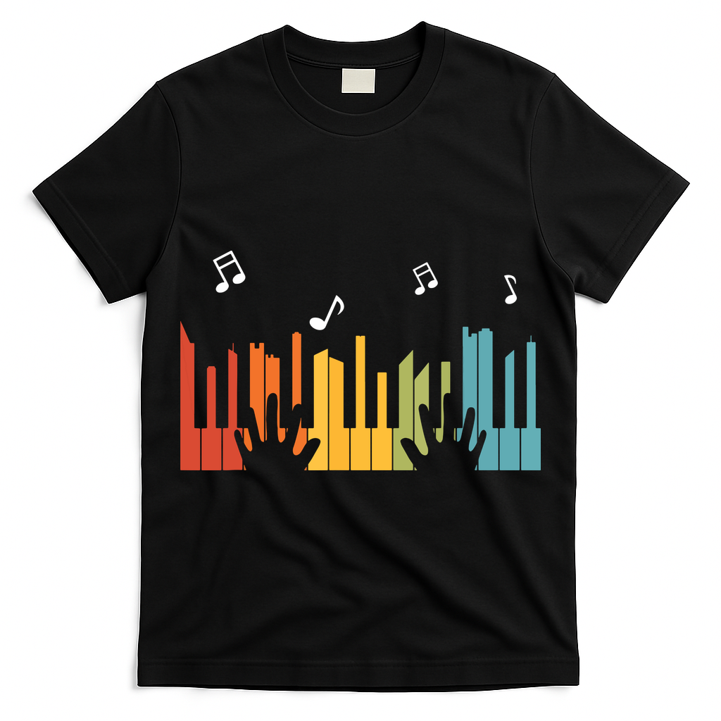 Keyboard Piano Player Gift Piano T-Shirt