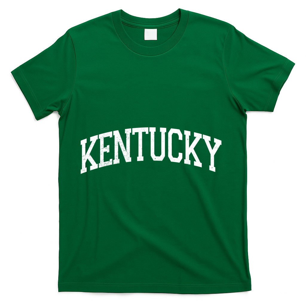Kentucky Sports Team Vintage T-Shirt - Green
