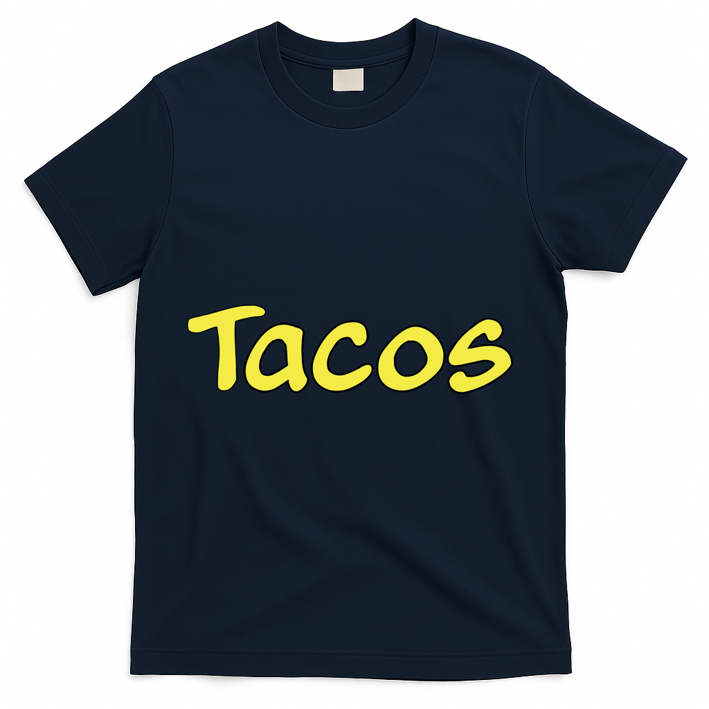Krillin Tacos Anime T-Shirt - Navy