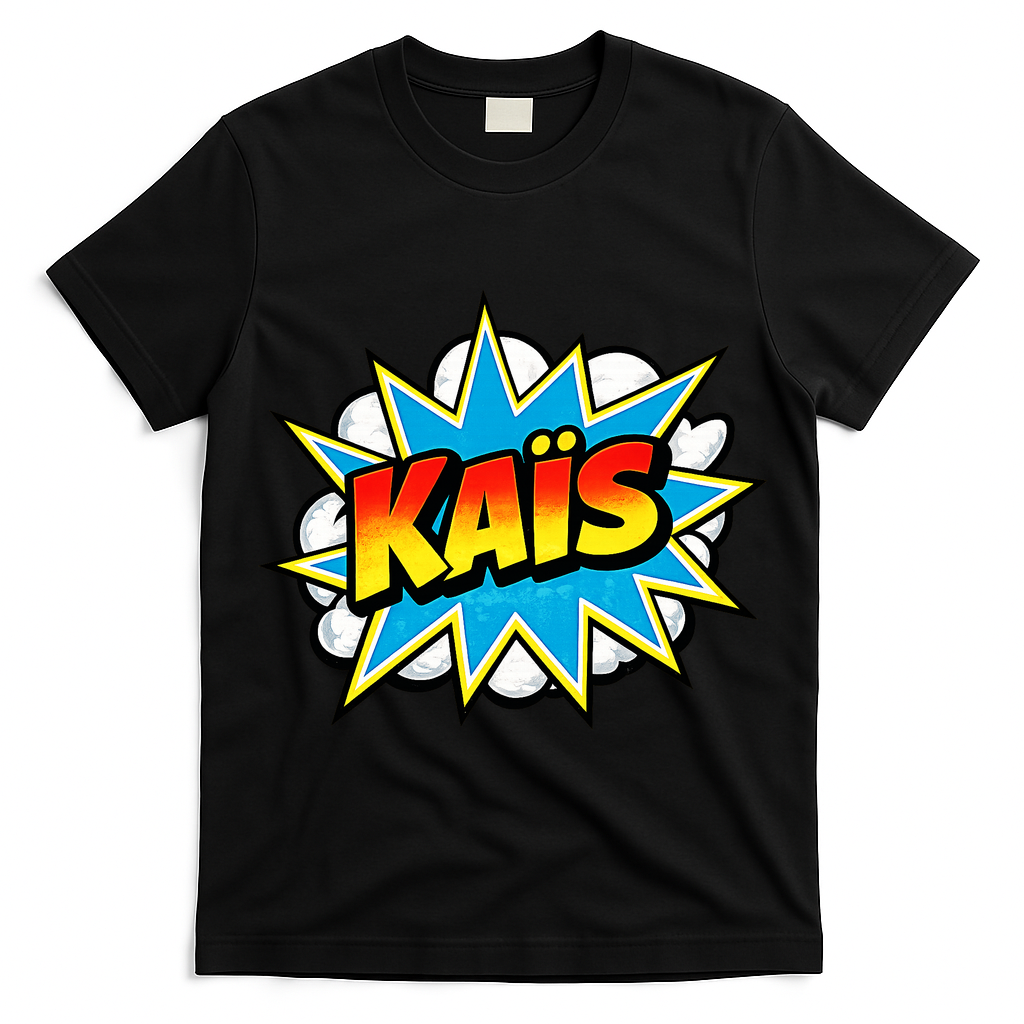 Kais Warmly Comic Name Retro T-Shirt