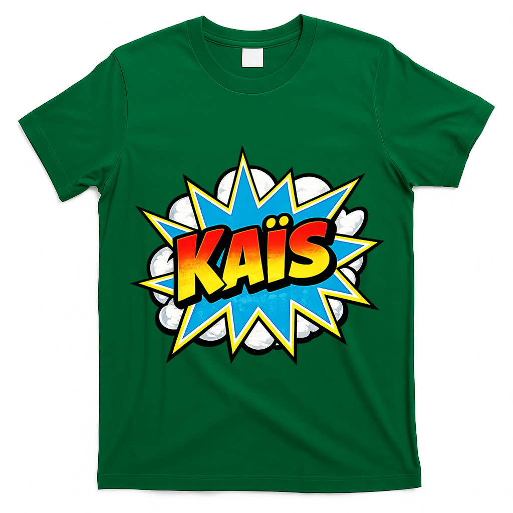 Kais Warmly Comic Name Retro T-Shirt