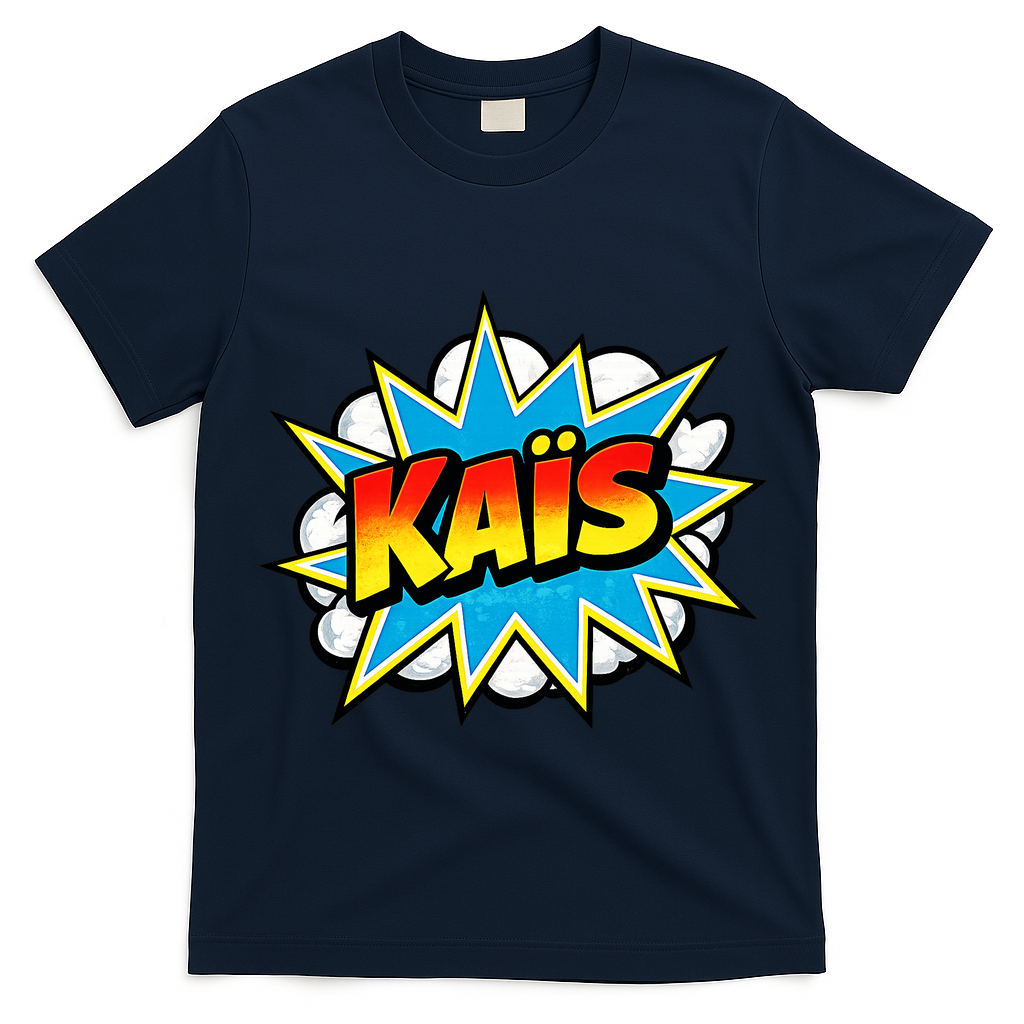 Kais Warmly Comic Name Retro T-Shirt
