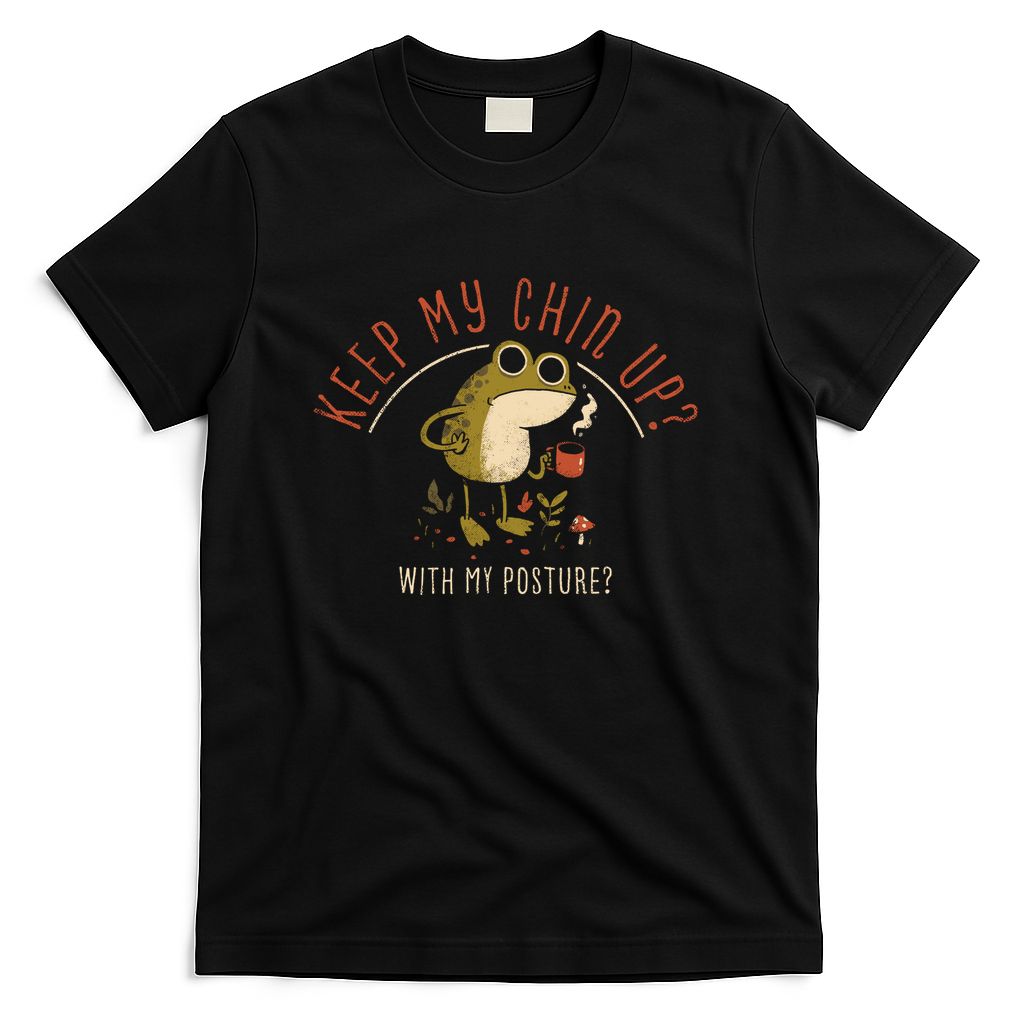 Keep Your Chin Up - Black
