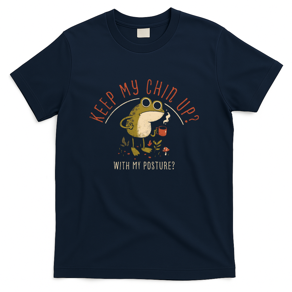 Keep Your Chin Up - Navy