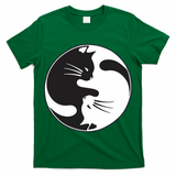 Kawaki Ying Yang Cat T-Shirt