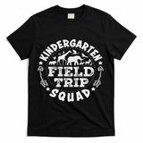Kindergarten Zoo Field Trip Squad Teacher Student T-Shirt - Black