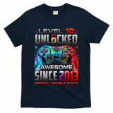 Level 10 Unlocked Awesome Since 2013 10th Birthday Gaming T-Shirt