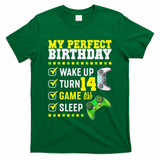 Level 14 Unlocked Boys 14th Birthday 14 Year Old Gamer T-Shirt