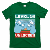 Level 16 Unlocked Gaming Retro T-Shirt