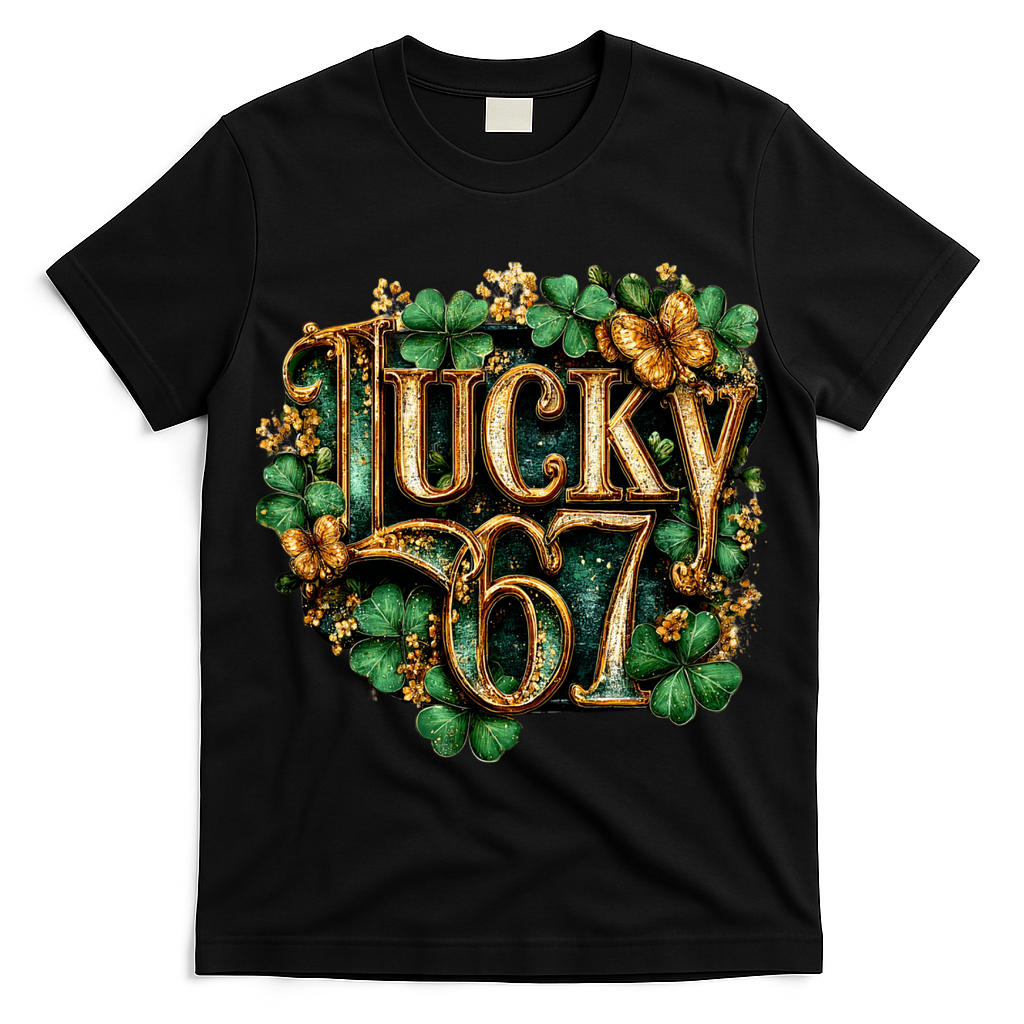 Lucky 67 St Patrick?? Day 6-7 Meme  T-Shirt