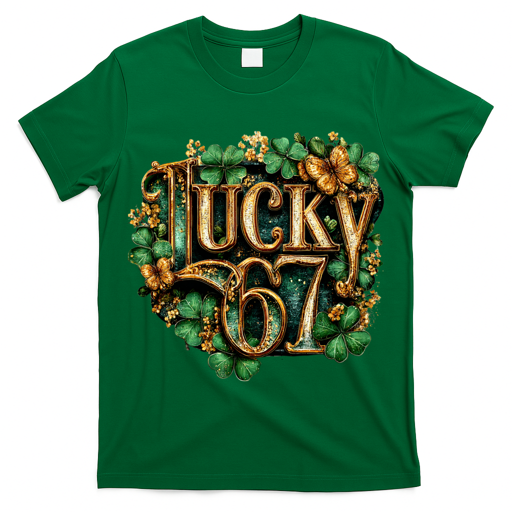 Lucky 67 St Patrick?? Day 6-7 Meme  T-Shirt