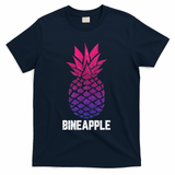 LGBTQ BiSexual Pineapple Tropical Summer Cool Pride Gifts T-Shirt - Navy
