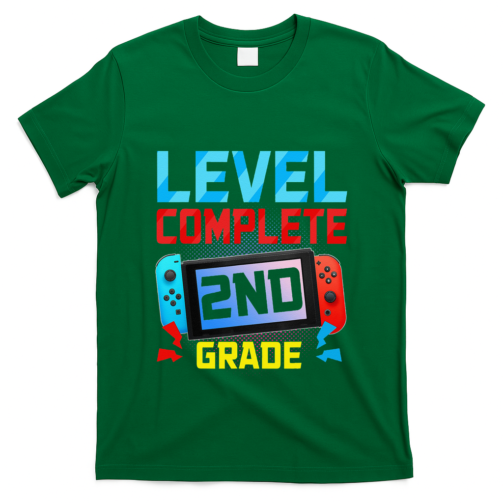 Level Complete 2nd Grade Video Game Last Day Of School T-Shirt