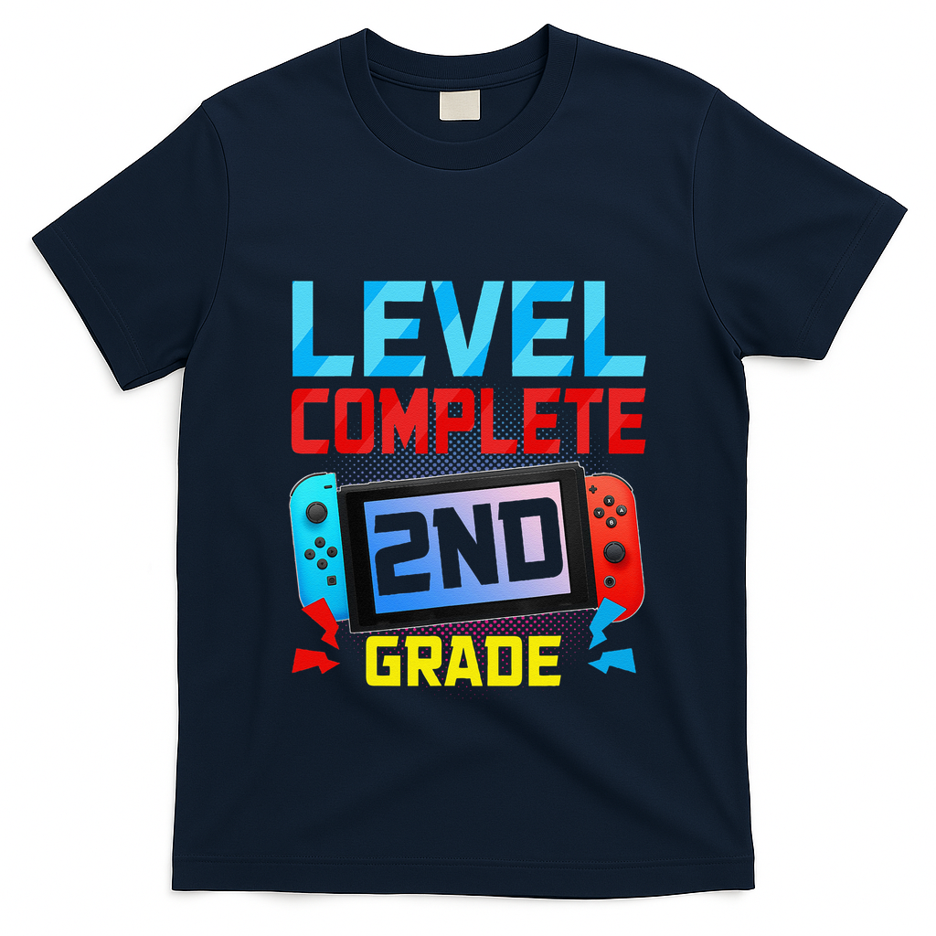 Level Complete 2nd Grade Video Game Last Day Of School T-Shirt