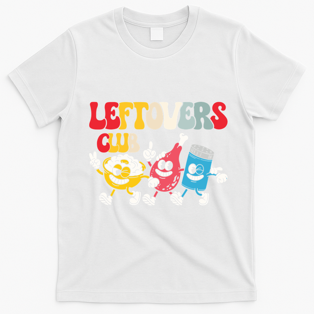 Leftovers Club Fun Foodie T-Shirt - White