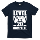 Level 20 Complete Gaming 20th Birthday T-Shirt