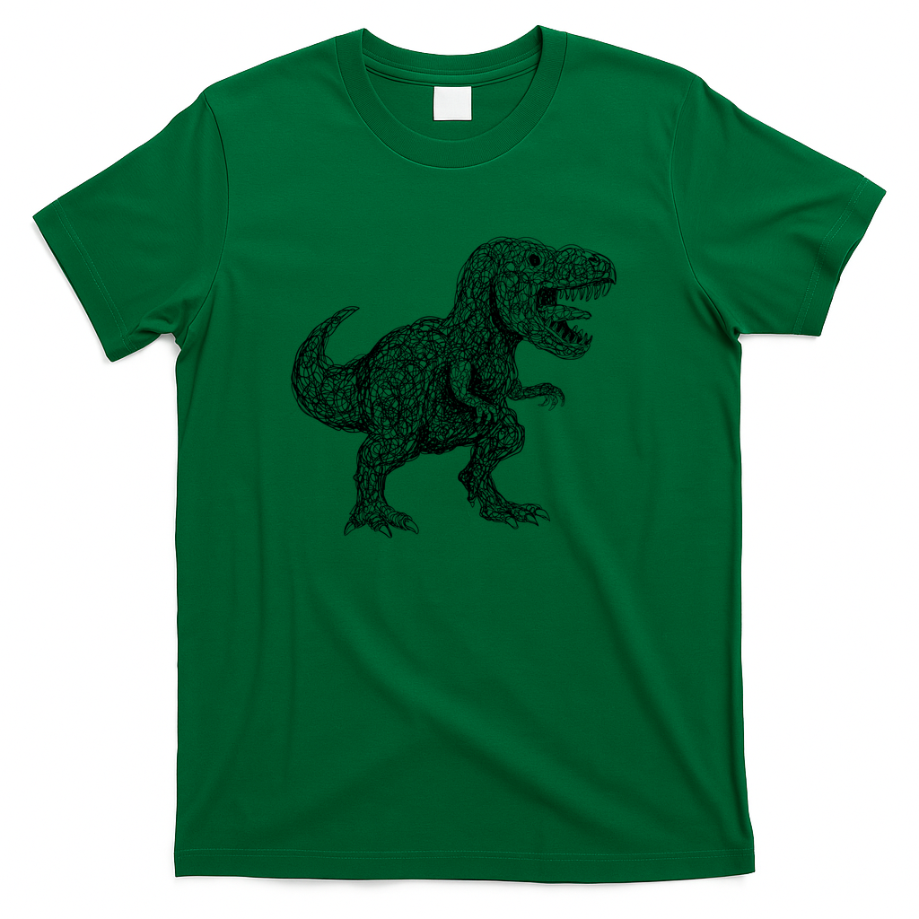 Lines Dinosaur - Green