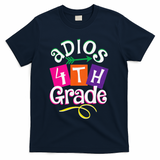 Last Day Of School Adios 4th Grade Graduation Premium T-Shirt - Navy