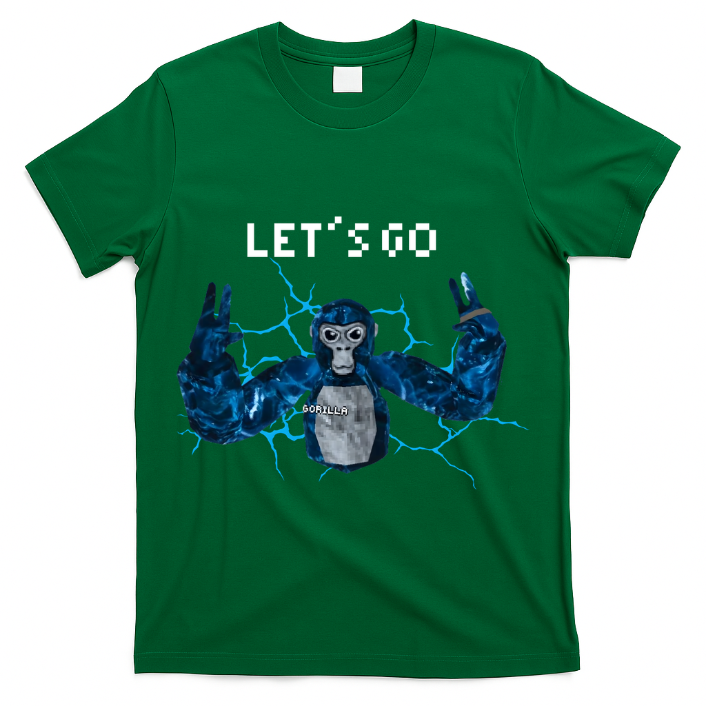 Let's Go Gorilla Gamer Meme T-Shirt